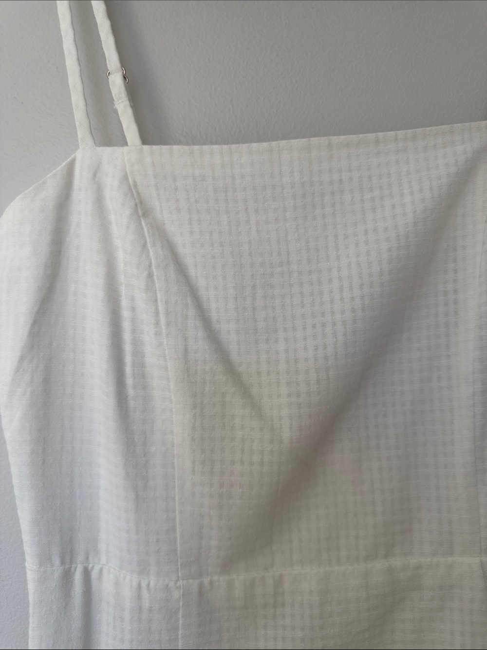 Aqua White Aqua Womens Lace Up Back Short Summer Mini Dress - Picture 3 of 7